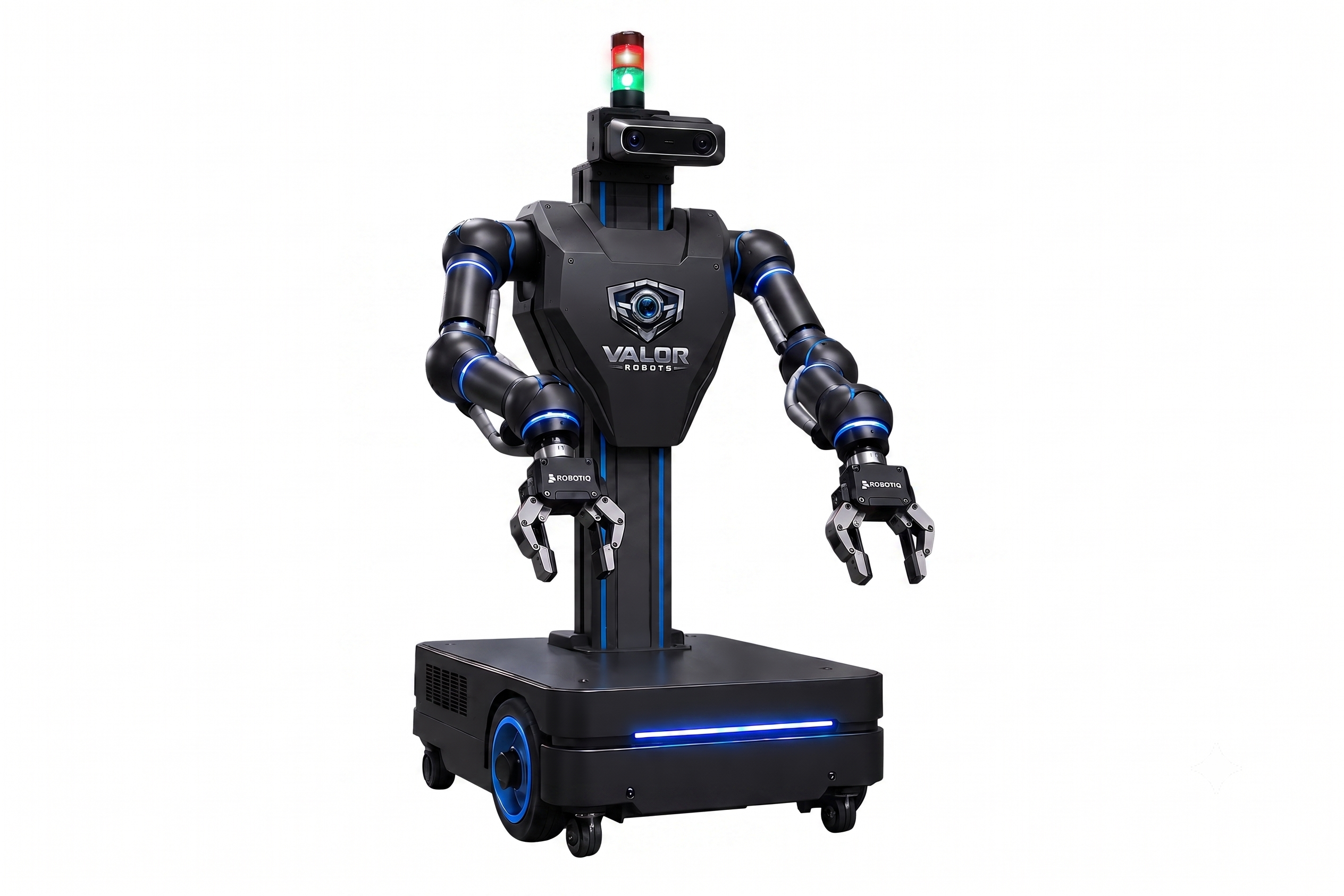 Titan wheeled industrial robot platform rendition